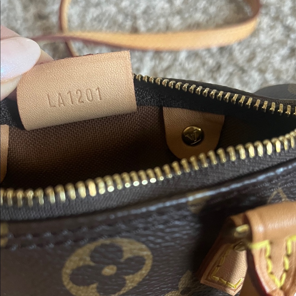 Louis Vuitton Nano Speedy Monogram Mini Crossbody Bag - Picture 12 of 16